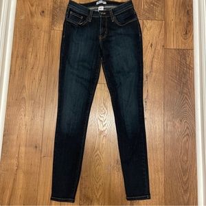 Judy blue stretch dark wash skinny jeans, 5/27